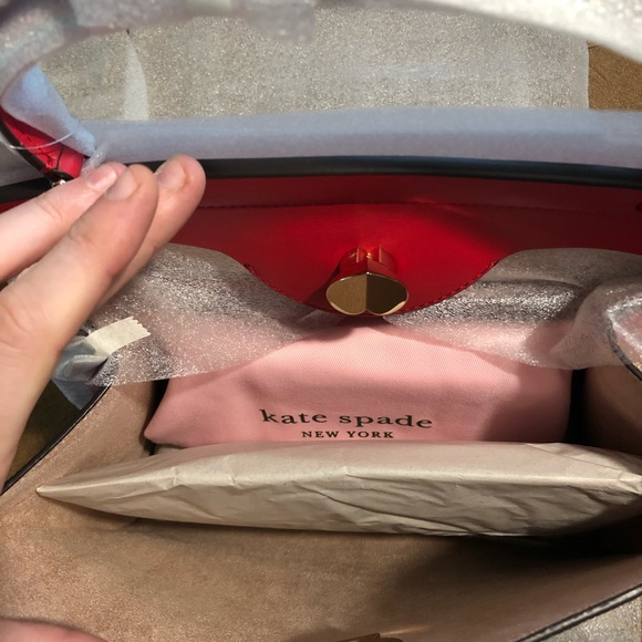 [SOLD] BNWT Authentic Kate Spade Romy Medium satchel bag in Hot Chili - Picture 8 of 8